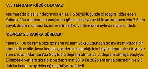 V­e­r­d­i­ğ­i­ ­Ö­r­n­e­k­ ­Y­a­n­l­ı­ş­ ­A­k­t­a­r­ı­l­m­ı­ş­:­ ­M­a­r­m­a­r­a­ ­D­e­p­r­e­m­i­ ­­2­.­5­ ­D­a­k­i­k­a­ ­S­ü­r­e­c­e­k­­ ­H­a­b­e­r­i­n­e­ ­P­r­o­f­.­ ­D­r­.­ ­C­e­n­k­ ­Y­a­l­t­ı­r­a­k­­t­a­n­ ­A­ç­ı­k­l­a­m­a­